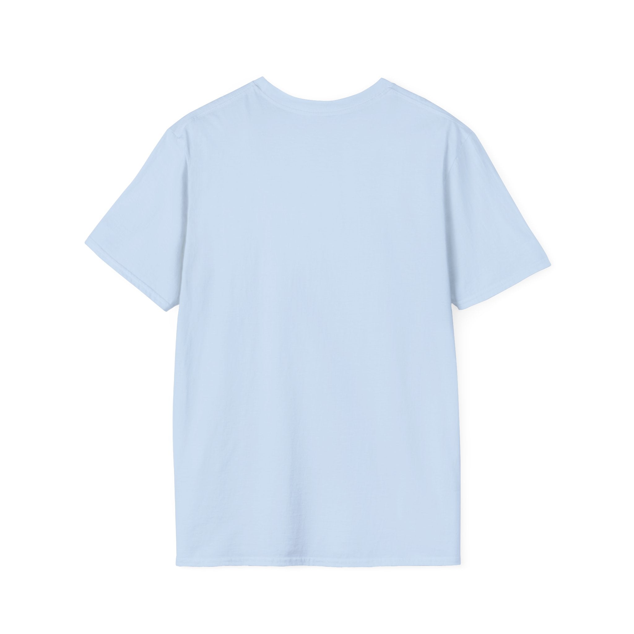 Light blue crew neck T-Shirt with soft cotton fabric for water adventure style